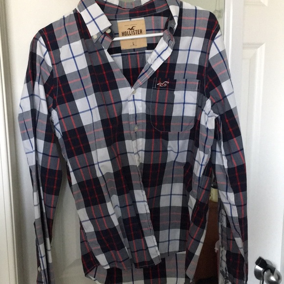 Hollister Other - Large plaid Hollister button up shirt